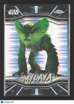 Star Wars Topps Chrome Mylaya Pulsar Refractor /99 #BF-5