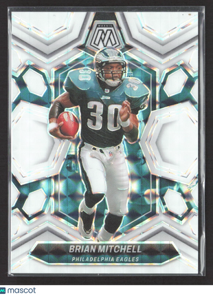 2024 Panini Mosaic - Brian Mitchell #227 White Prizm /25
