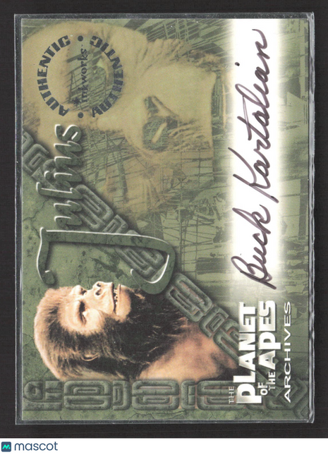 1999 Inkworks Planet of the Apes Archives Buck Kartalian as Julius Auto #A5