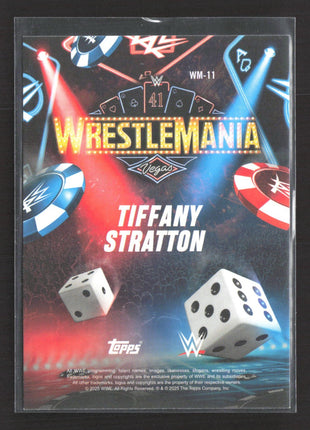 2025 Topps Wrestlemania Tiffany Stratton /499 #WM-11