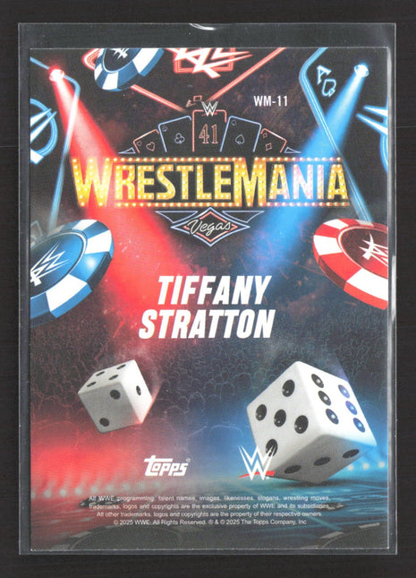 2025 Topps Wrestlemania Tiffany Stratton /499 #WM-11