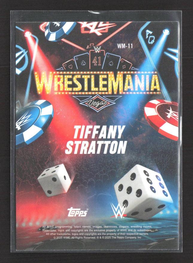 2025 Topps Wrestlemania Tiffany Stratton /499 #WM-11