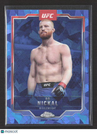 2025 Topps Chrome UFC - Bo Nickal #76 Sapphire