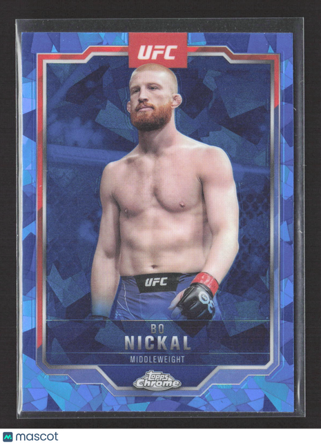 2025 Topps Chrome UFC - Bo Nickal #76 Sapphire