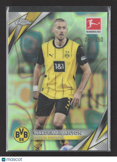 2024-25 Topps Chrome Waldemar Anton #22 Neon Green Lava Refractor /250