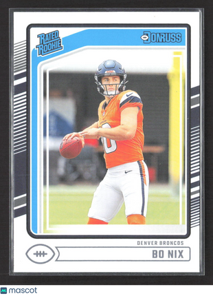 2024 Panini Donruss - Rated Rookie Bo Nix #369 (RC)