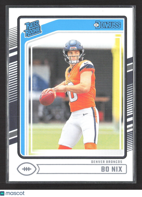 2024 Panini Donruss - Rated Rookie Bo Nix #369 (RC)