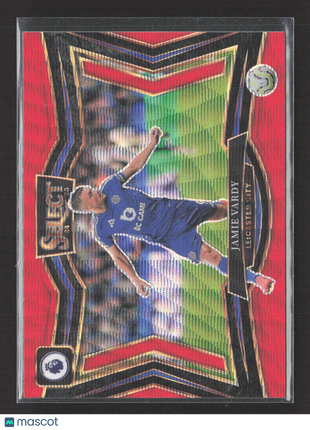 2024-25 Panini Select Premier League - Field Level Jamie Vardy #216 Red Wave /88