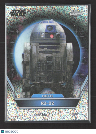 Star Wars Topps Chrome Hoth R2-D2 Mini Diamond Refractor /75 #22