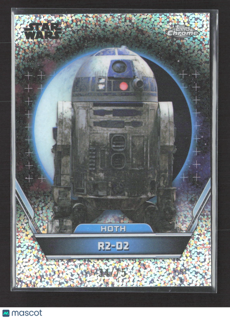 Star Wars Topps Chrome Hoth R2-D2 Mini Diamond Refractor /75 #22