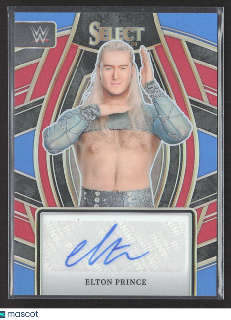 2024 Panini Select WWE - Signature Selections Elton Prince #SL-EPR Red /99 Auto