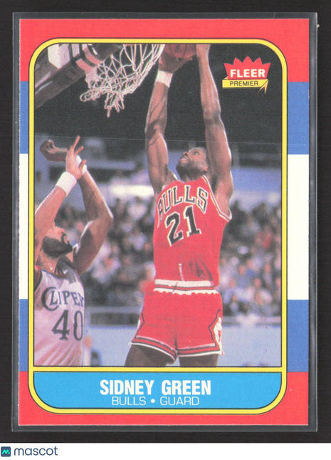 1986-87 Fleer - Sidney Green #40