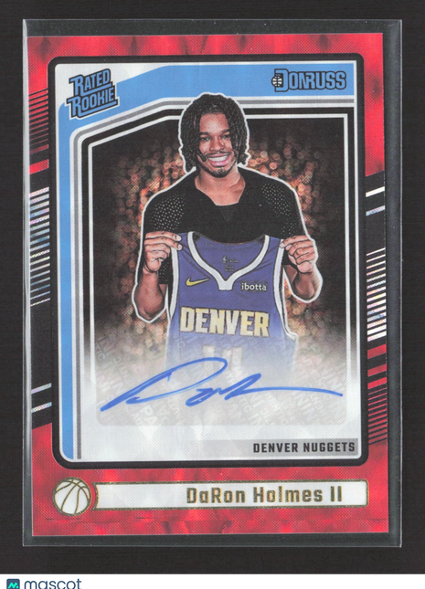 2024-25 Panini Donruss - Rated Rookie Signatures DaRon Holmes #264 Choice Auto
