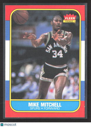1986-87 Fleer - Mike Mitchell #74