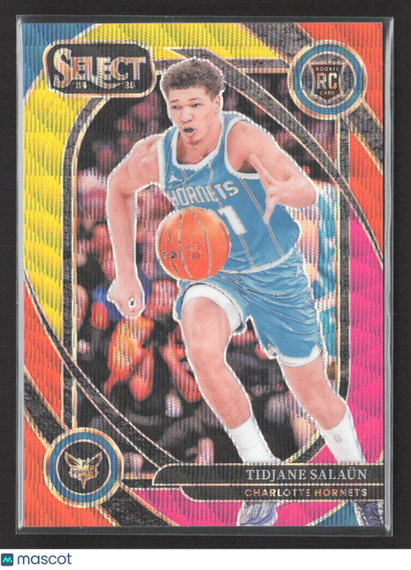 2024-25 Panini Select - Courtside Tidjane Salaun #293 Multi Wave Prizm /20