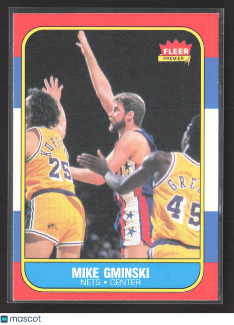 1986-87 Fleer - Mike Gminski #38