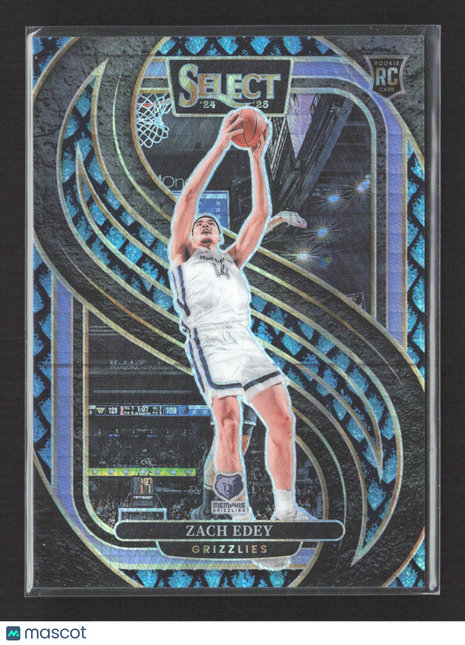 2024-25 Panini Select - Premier Level Zach Edey #192 Dragon scale /8