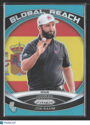 2024 Panini Prizm LIV Jon Rahm Global Reach Green /199 #1