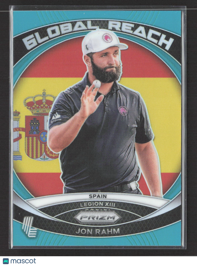 2024 Panini Prizm LIV Jon Rahm Global Reach Green /199 #1