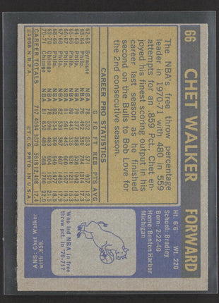 1971-72 Topps - Chet Walker #66
