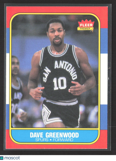 1986-87 Fleer - Dave Greenwood #41