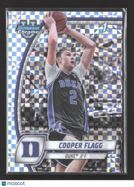 2024-25 Bowman University Chrome Cooper Flagg 1st Xfractor #16