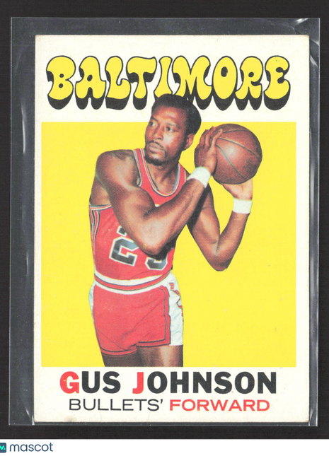 1971-72 Topps Gus Johnson #77