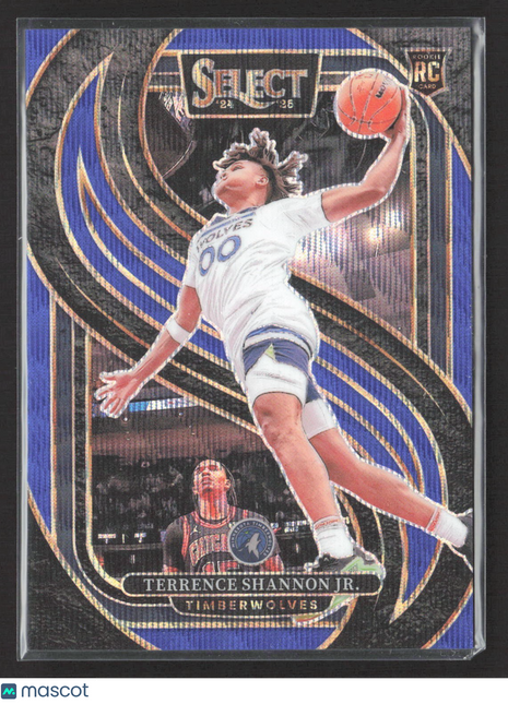 2024-25 Select Premier Level Terrence Shannon Jr. #183 Blue Wave Prizm /75 (RC)