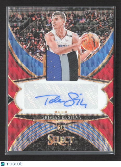 2024-25 Panini Select Rc Patch Auto Tristan da Silva #RJA-TDS Red Wave Prizm /99