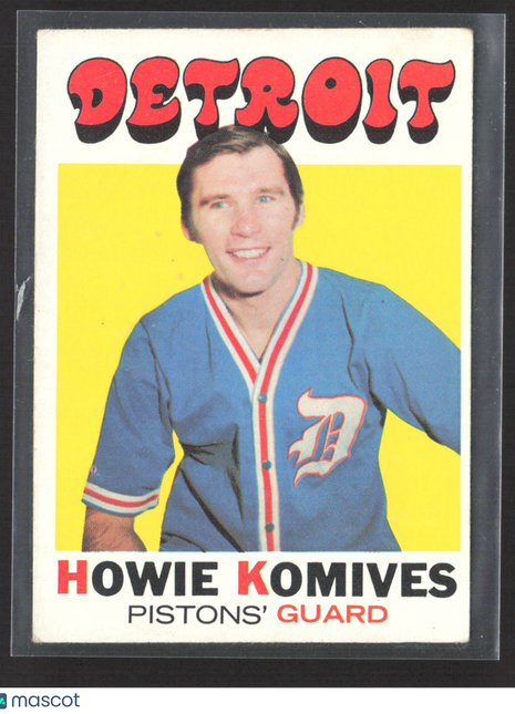 1971-72 Topps - Howard Komives #53
