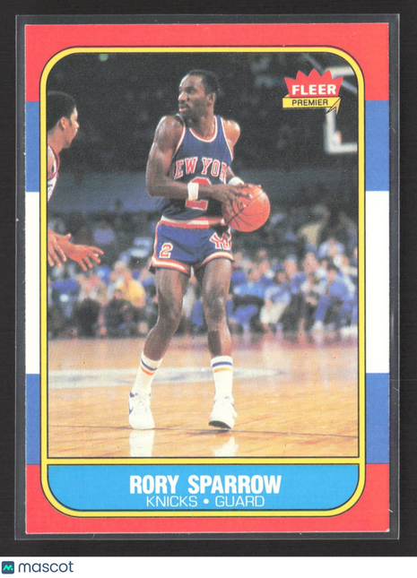 1986-87 Fleer - Rory Sparrow #105
