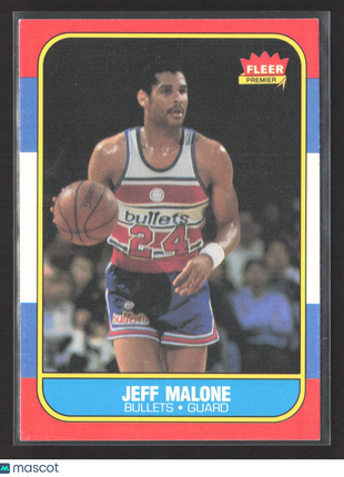 1986-87 Fleer - Jeff Malone #67 (RC)