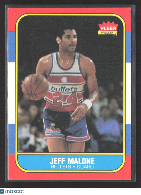 1986-87 Fleer - Jeff Malone #67 (RC)