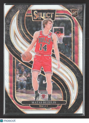 2024-25 Panini Select - Premier Level Matas Buzelis #166 White /99