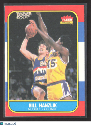 1986-87 Fleer Bill Hanzlik #43