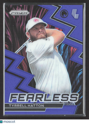 2024 Panini Prizm LIV Fearless Tyrrell Hatton Blue Prizm /99 #8