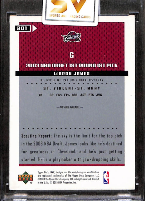 2003-04 Upper Deck MVP - LeBron James #201 Rc