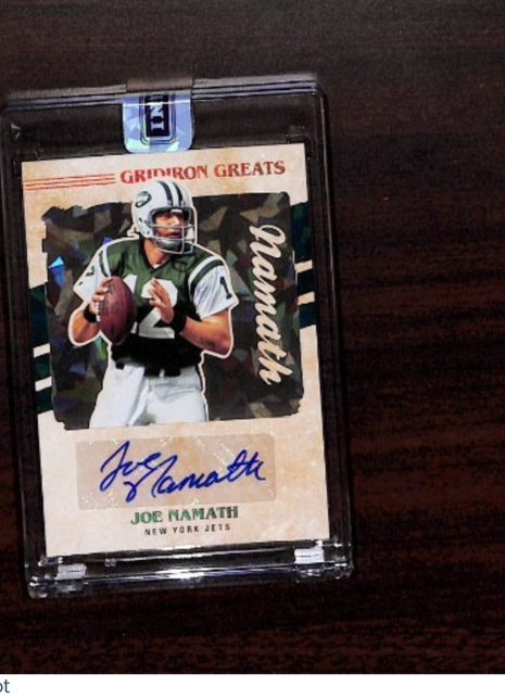 2021 Panini Donruss - Gridiron Greats Joe Namath #GG48 Auto