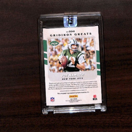 2021 Panini Donruss - Gridiron Greats Joe Namath #GG48 Auto