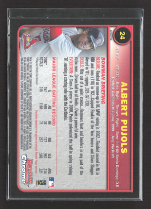 2003 Bowman Chrome - Albert Pujols #24 Refractor