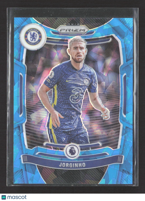 2021-22 Panini Prizm Premier League - Jorginho #249 Blue Ice Prizm /75
