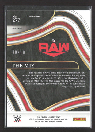 2022 Panini Select WWE The Miz Gold Shock Ringside /10 #277