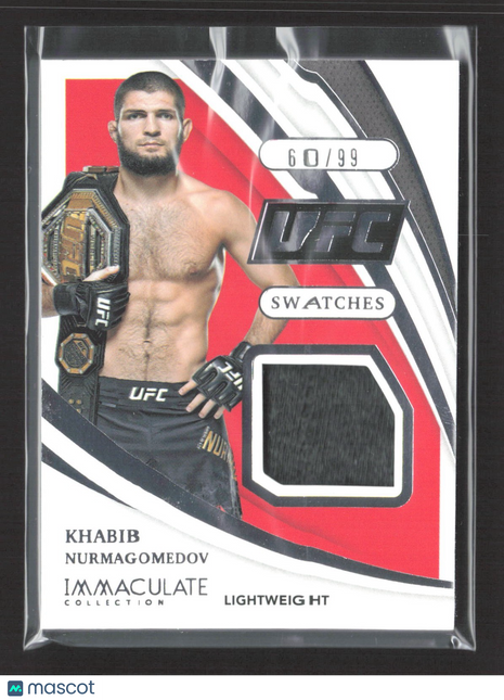 2021 Panini Immaculate UFC Khabib Nurmagomedov Swatches /99 #S-KBN