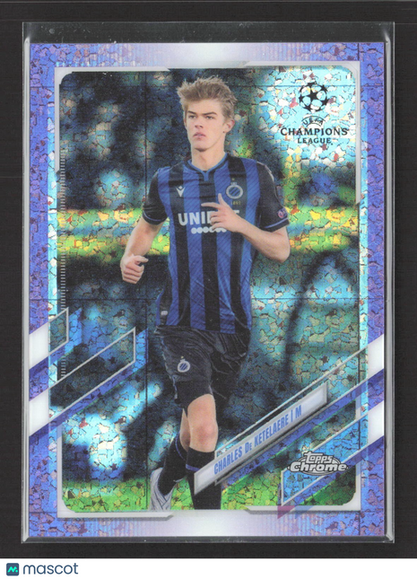2020-21 Topps Chrome Charles De Ketelaere Purple Speckle /250 #37