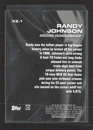 2025 Topps Series 2 K Zone Randy Johnson #KZ-1