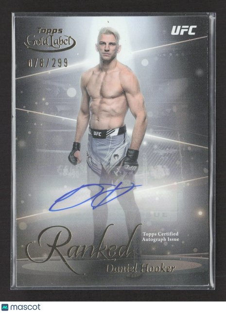 2024 Topps UFC Knockout Ranked Auto Dan hooker /299 #RIK-DHO