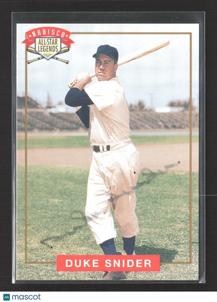 1994 Nabisco All Star Legends Duke Snider Auto