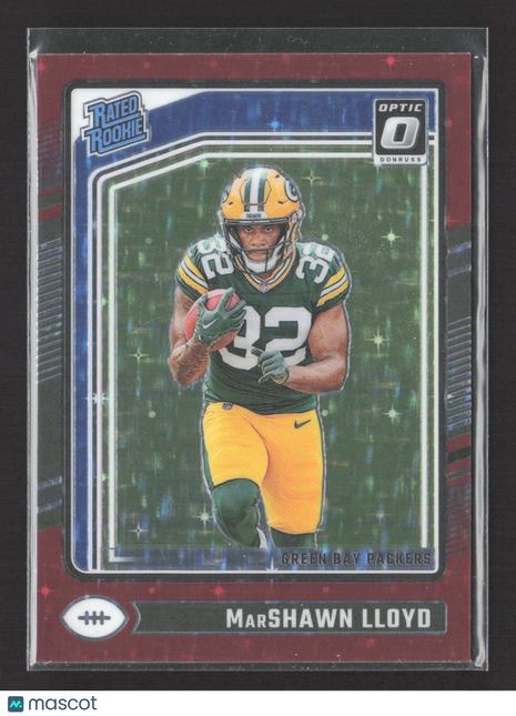 2024 Panini Optic Marshawn Lloyd Rated Rookie Red Stars Prizm #275