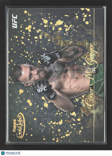 2024 Topps UFC knockout Conor McGregor Gold Splatter #GSP-26