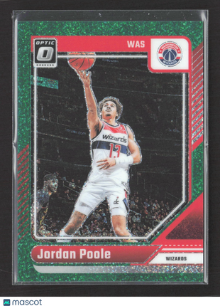 2024-25 Panini Donruss Optic - Jordan Poole #93 Green Glitter Prizm /5
